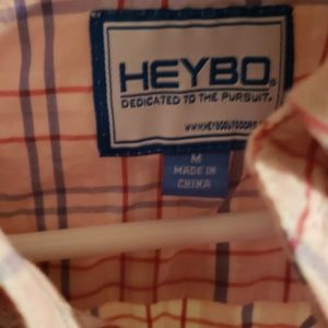 Heyo buttonup.Washed never wore.Fits like large